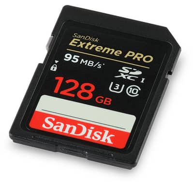 SanDisk 128GB Extreme PRO UHS-I SDXC Memory Card