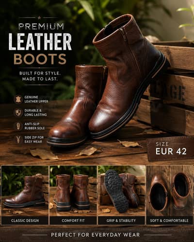 leather boots