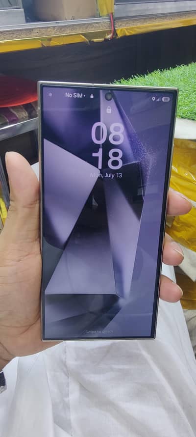 Samsung Mobile S24 Ultra 12/512 Dual sim PTA Approved  only call plz