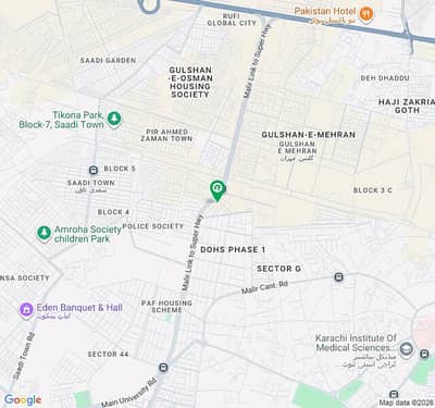 240 Sq. Yards,Leased, Mape Approved,Plot In Al-Mehran Society