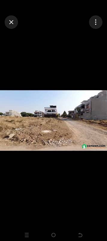 3 Marla Corner Plot 3 side carnal semi commercial for Sale H-13 Islamabad