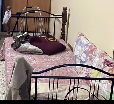 Two single beds with foams - Good Quality