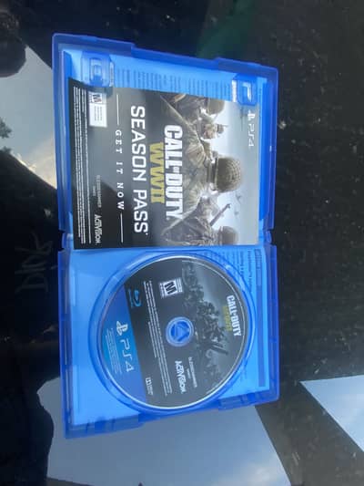 Call of duty WW2 ps4 cd