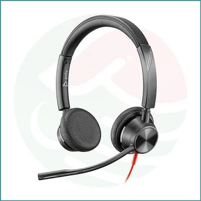 Plantronics Blackwire 3325 Wired Stereo Headset | USB + Aux | Noise‑Ca