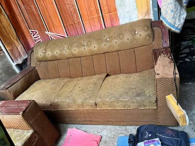 Two piece sofa set available less price