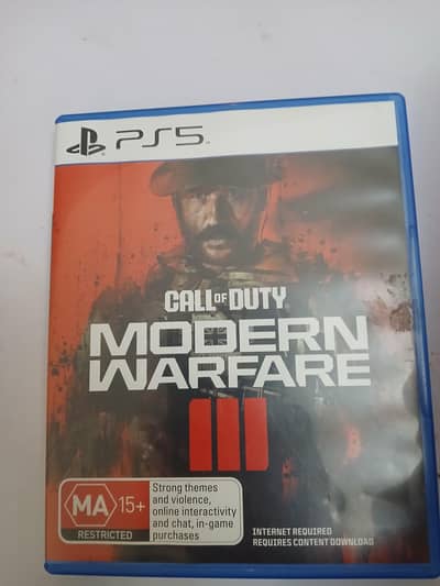 CALL OF DUTY "MODERN WARFARE 3" for ps5