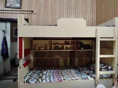 pure wood bunk bed