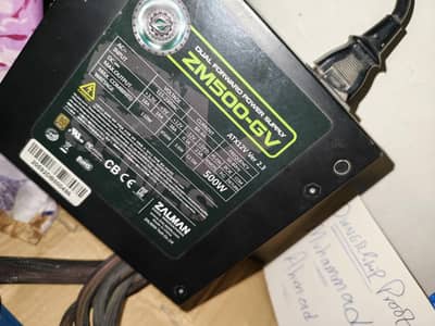 Zalman 80 Plus Bronze 500 watt gaming Power Supply