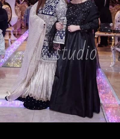 Black formal Gaon by Saira’s pret
