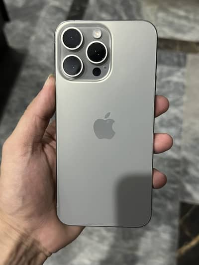 Iphone 15Pro Max 512GB offical PTA proved with Box