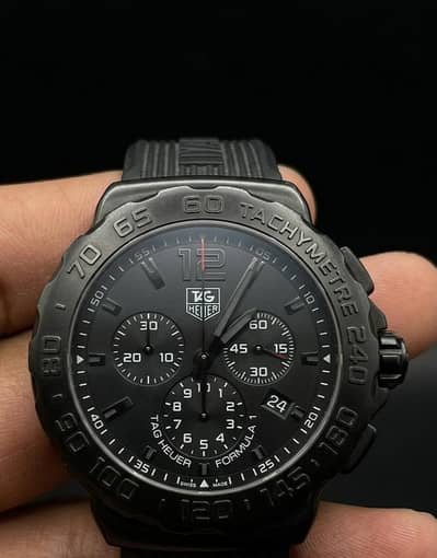Tag Heuer Formula 1 Chronograph Blackout Edition Reference CAU 1114