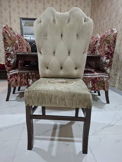 Dining Table Set With 8 Chairs For Sale