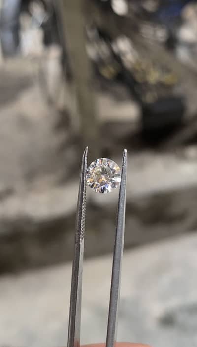  Premium Round Moissanite Gemstone | Diamond Cut | Brilliant Sparkle