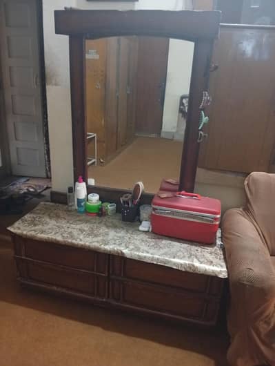 wooden dressing table