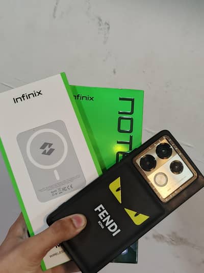 Infinix Note 40 Pro Complete box Exchange possible