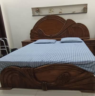 original wood bed queen size for sale