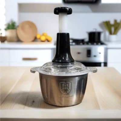 Handheld Vegetable Chopper Stainless Steel | Garlic & Onion Mincer