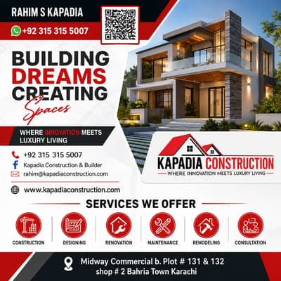 Home Renovation, Remodeling & Designing  / Construction services