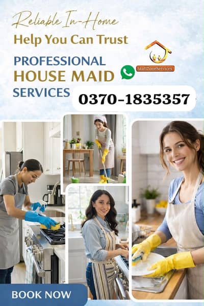 Maid Babysitter Cook Caregiver Nursing Staff Helper Available