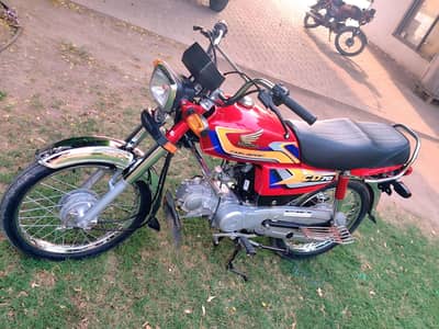 Honda CD 70 Bilkul New Condition One Hand used