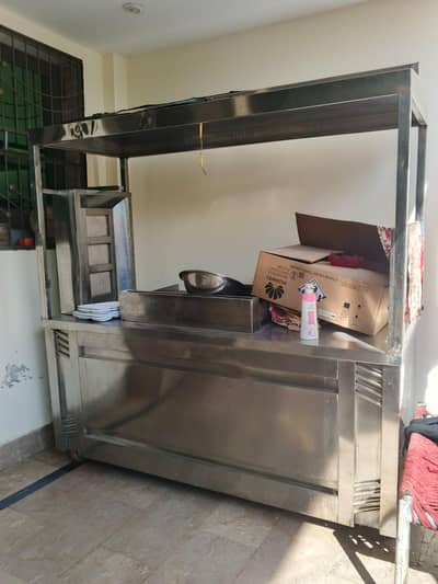 Stainless Steel Food Stall for Sale