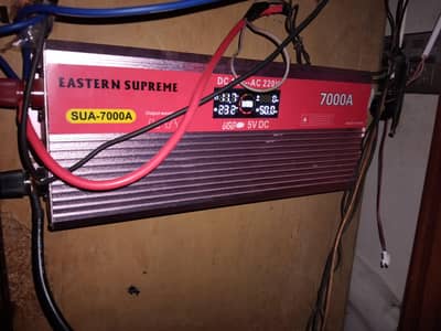 new 7000a converter working with ac and fridge and moter