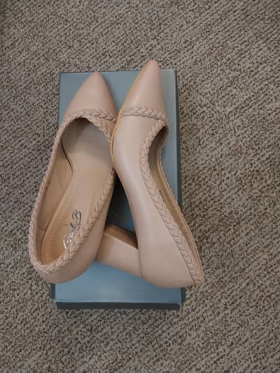 tea pink coat shoes