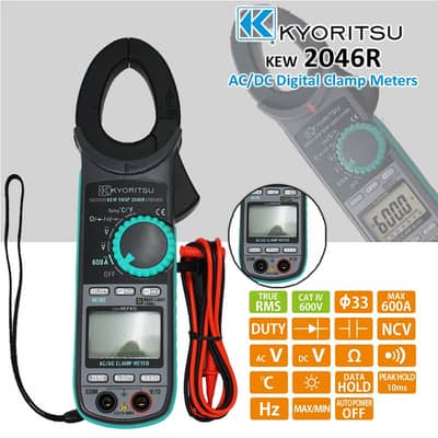 True RMS AC/DC Digital Clamp Meter, 600A/V price in pakistan KEW2046R