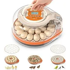 26 Pro Fully Automatic Egg Incubator (AC/DC Dual Power) - NR Traders — photo 2