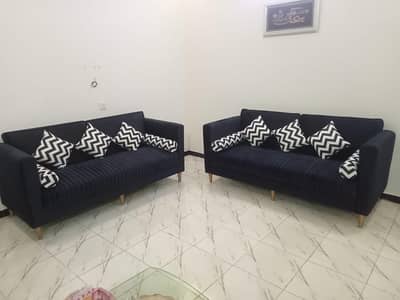 6 seater sofa set slightly used
