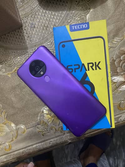 Tecno Spark 6 4/64 Offical pta approved with box nd charger