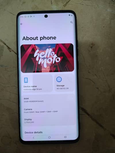 Motorola Edge 50 Pro 12GB & 512 GB