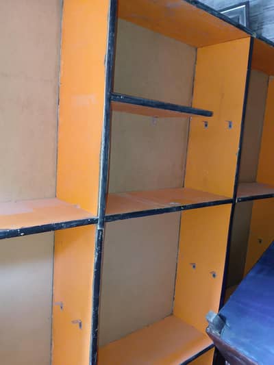 shop racks and counter
