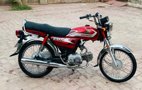 Honda CD-70 Model Oct-2024 is for Sale.
