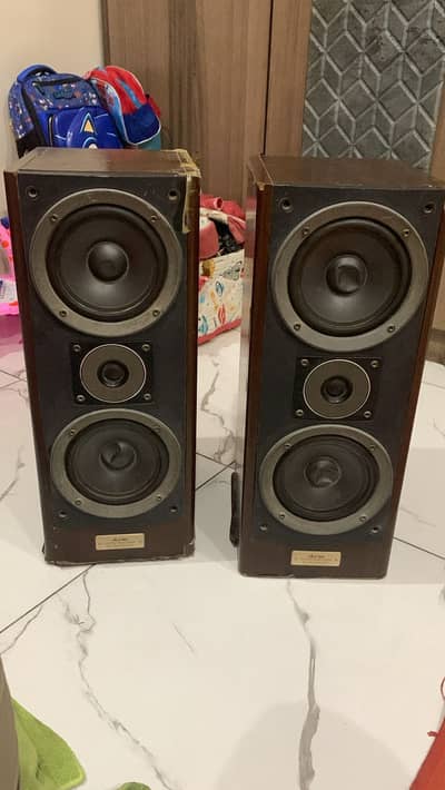 Aurex bookshelf speakers TOSHIBA MADE IN JAPAN