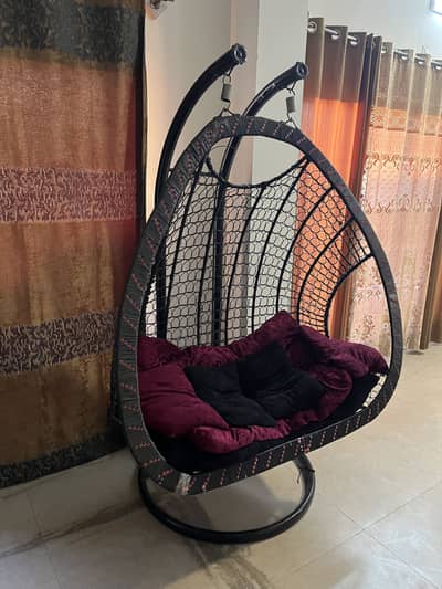 Twin Seater Hanging Egg Swing