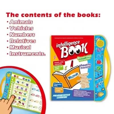 Intelligent Book for Kids | Educational Sound Toy for 3+ Years