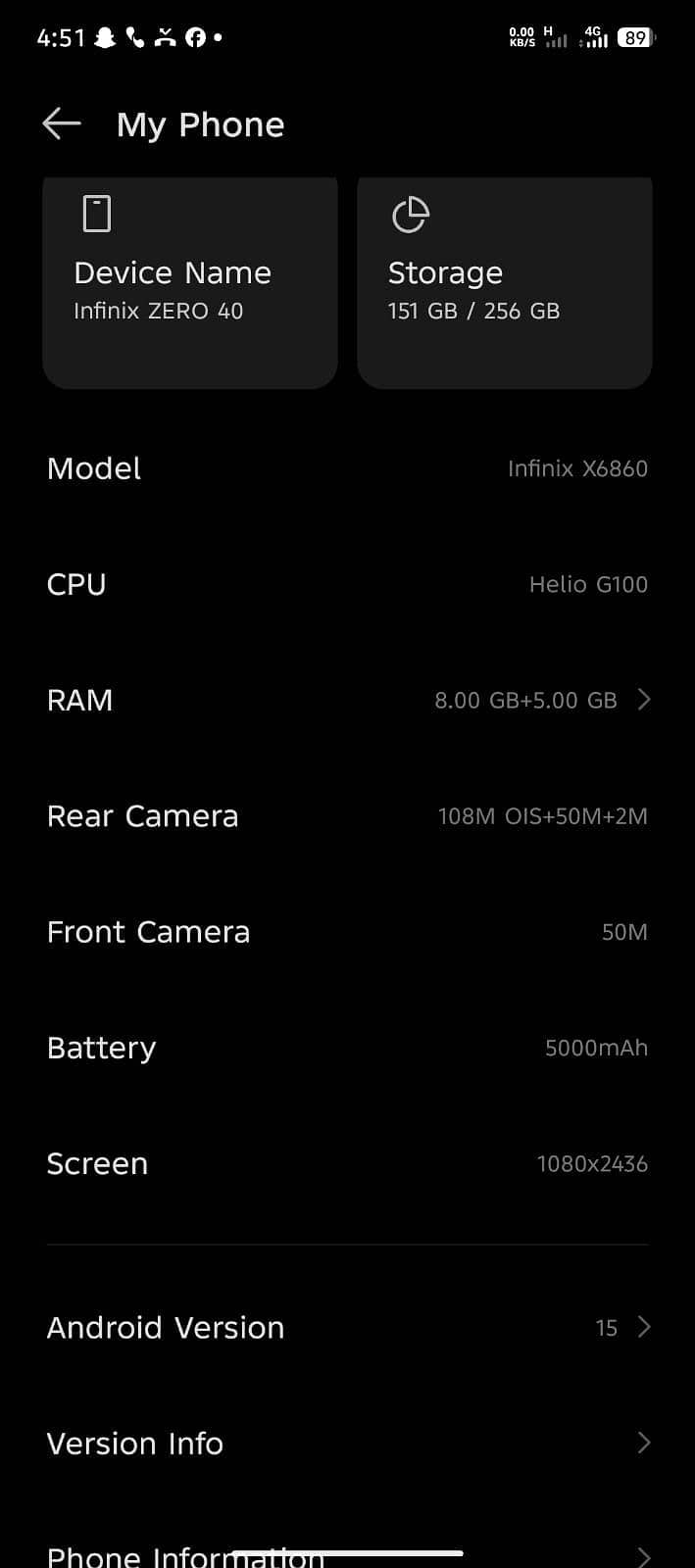 Infinix Zero 40 0