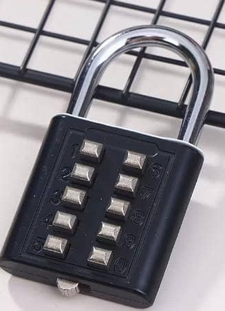 Waterproof Combination Padlock with 4-Digit Code 4