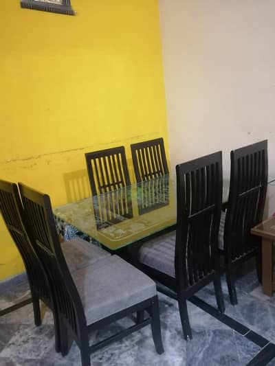6 Chair Dining Table Set for Sale