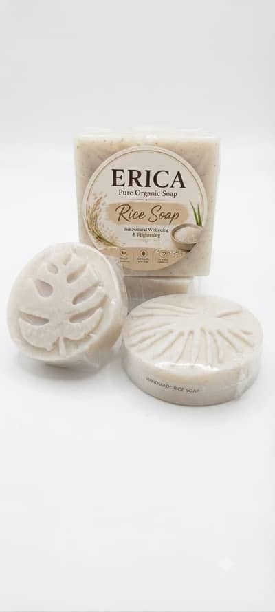 Erica Pure Organic Soaps – Neem, Coffee, Rice & Multani Mitti Soaps