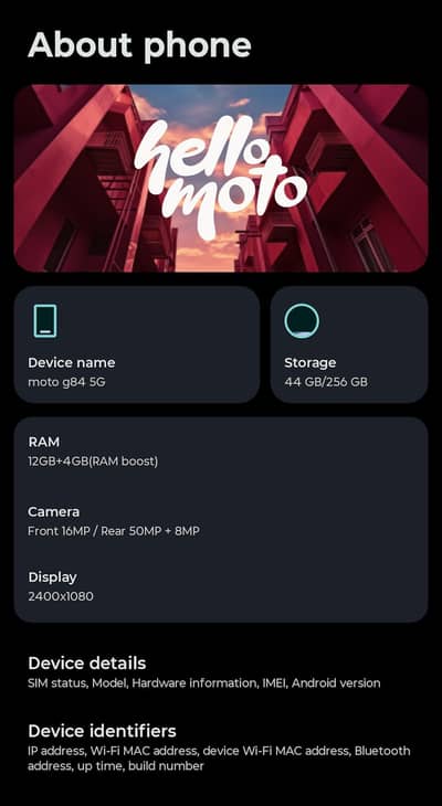 Motorola Moto G84