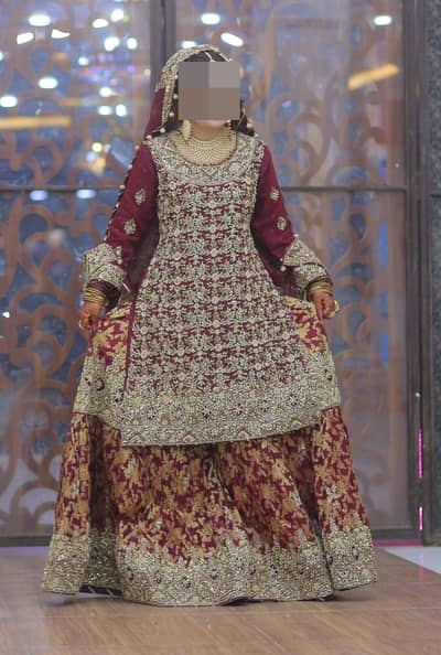 Bridal Gharara| Wedding Dress | Bridal Dress| Barat Dress