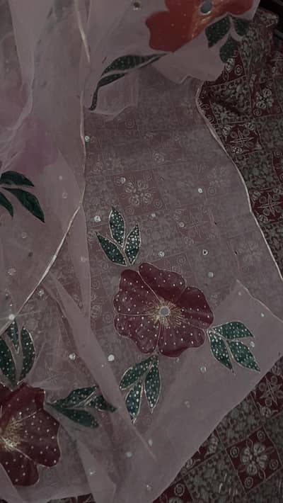 Beautiful Hand painted dupatta at lowest price