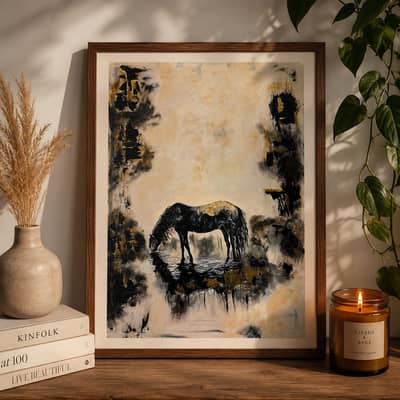 vintage horse