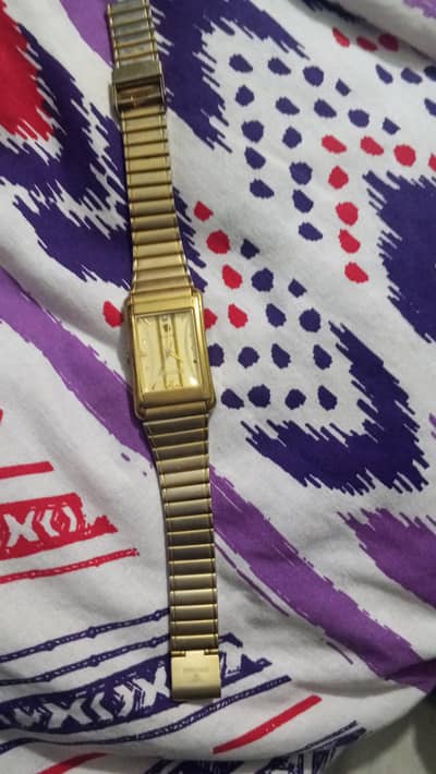 23k gold plated watch