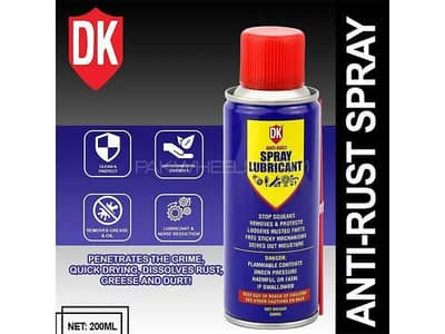 DK Anti-Rust Spray 200ml – Instant Rust Cleaner & Protector