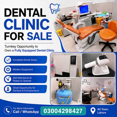 Running Business OpportunityDental Clinic/Running Business Opportunity