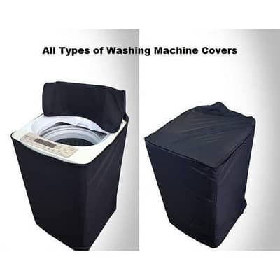 water proof washing machine cover black strong zip