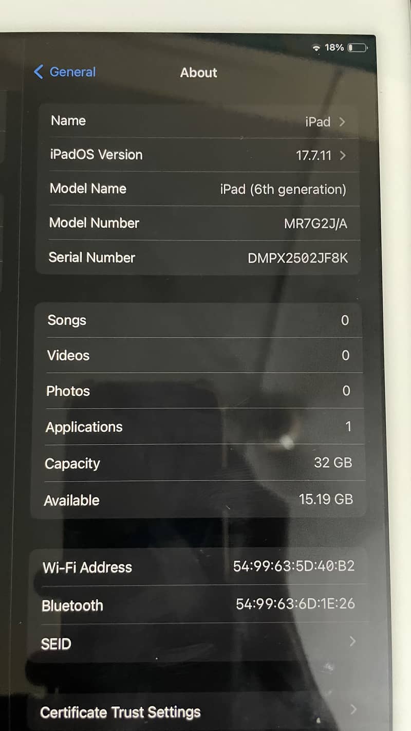 Ipad 6th Generation 2